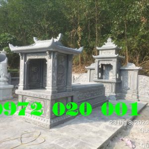 Mẫu khuôn viên lăng mộ đá đẹp