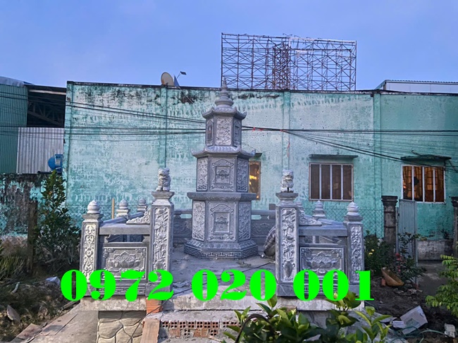 Nhật Ký Quá Trình Lắp Đặt Mộ Tháp Lưu Giữ Tro Cốt Cái Bè Tiền Giang 21 - Đá mỹ nghệ Hoa Lư hoan thien lap dat mo thap va lan can tien hanh ve sinh de ban giao 4 - Đá mỹ nghệ Hoa Lư