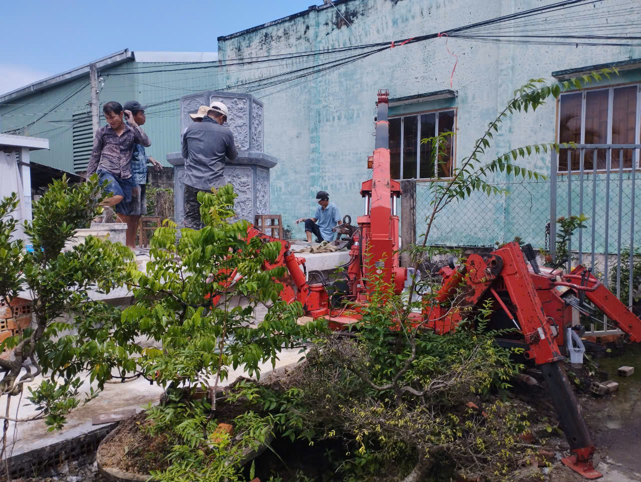 Nhật Ký Quá Trình Lắp Đặt Mộ Tháp Lưu Giữ Tro Cốt Cái Bè Tiền Giang 9 - Đá mỹ nghệ Hoa Lư nhật ký quá trình lắp đặt mộ tháp lưu giữ tro cốt Cái Bè Tiền Giang